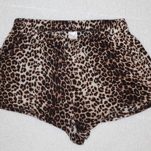 Leopard Print Shorts